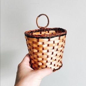 Small boho wall or key basket